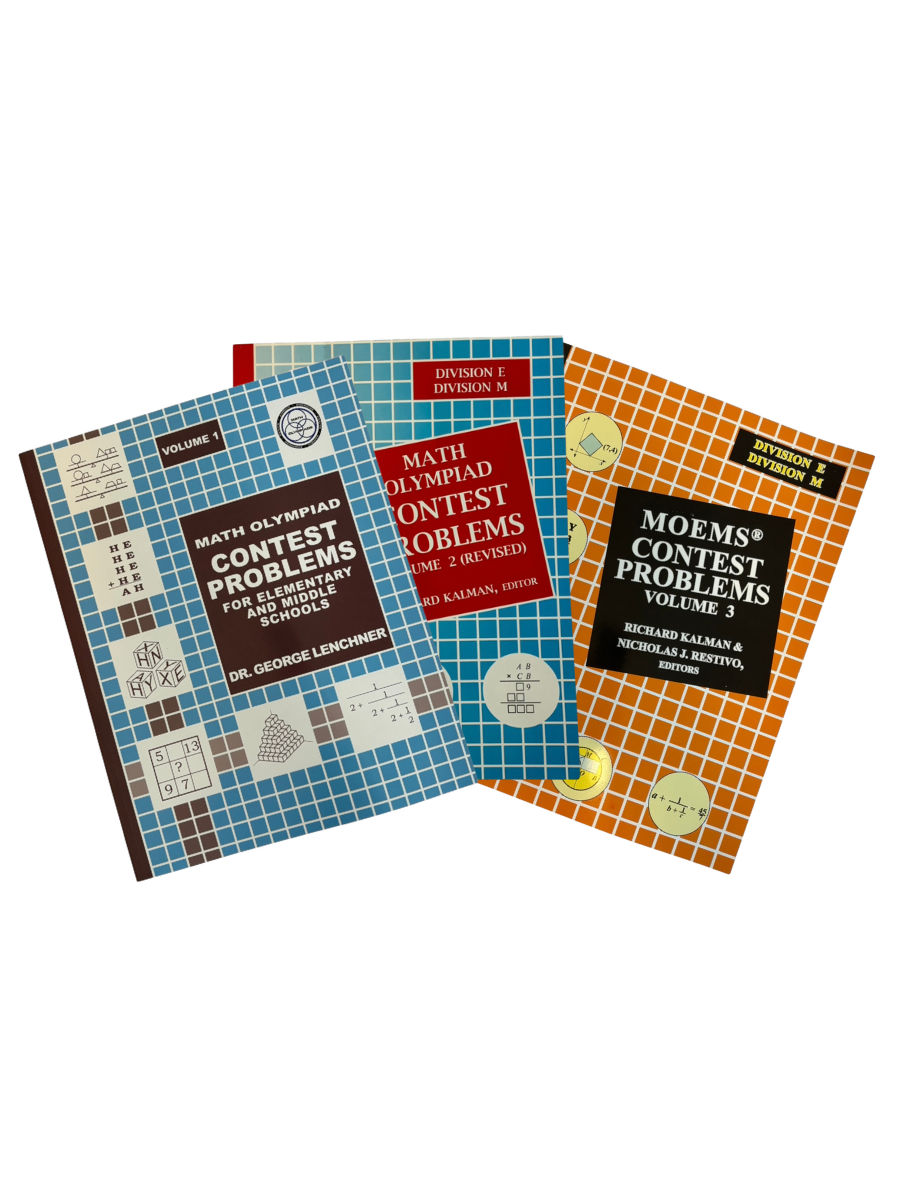 Math Olympiad Contest Problems 1, 2 & 3 (3 Book Set)